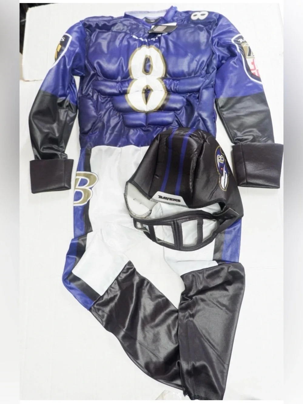 Baltimore Ravens Lamar Jackson #8 Toddler Costume 3T-4T NFL Football NWT